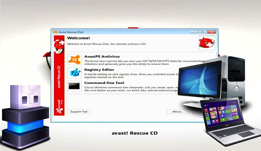 AvastPE Antivirus for Avast Rescue Disk Crack